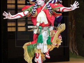 有些诡异的日本歌舞伎素材大图桌面