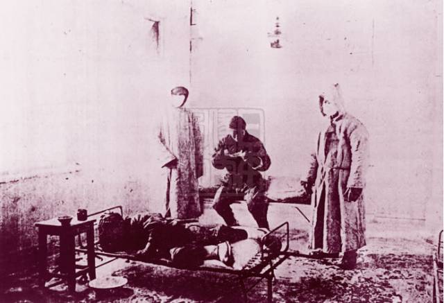 恐怖！日本731部队人体试验照片